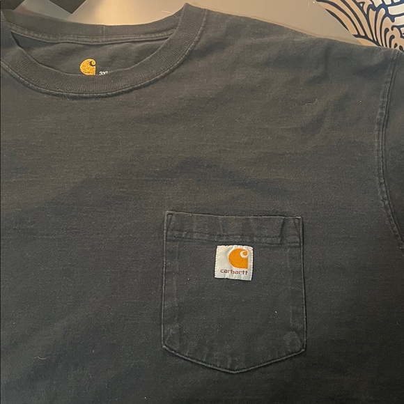 Carhartt Men's Classic Black Long Sleeve Tee - Picture 2 of 2